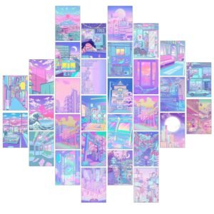 Anime Wall Collage kit (Anime Pastel)